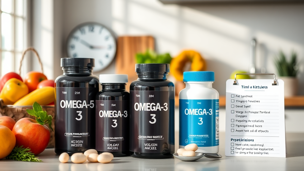 오메가3 복용법 효과적인 섭취 방법과 주의사항