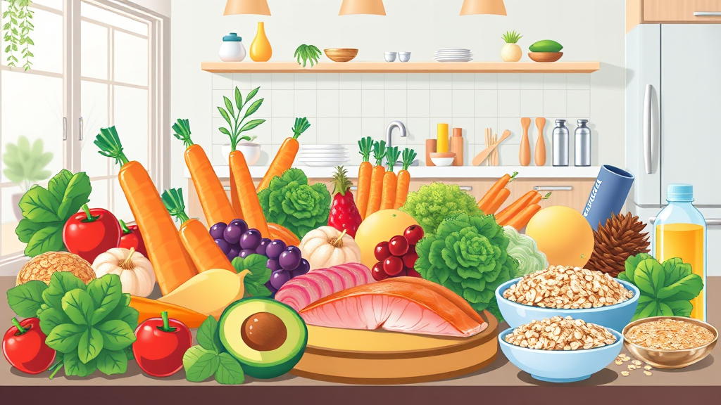 콜레스테롤 낮추는 음식과 습관