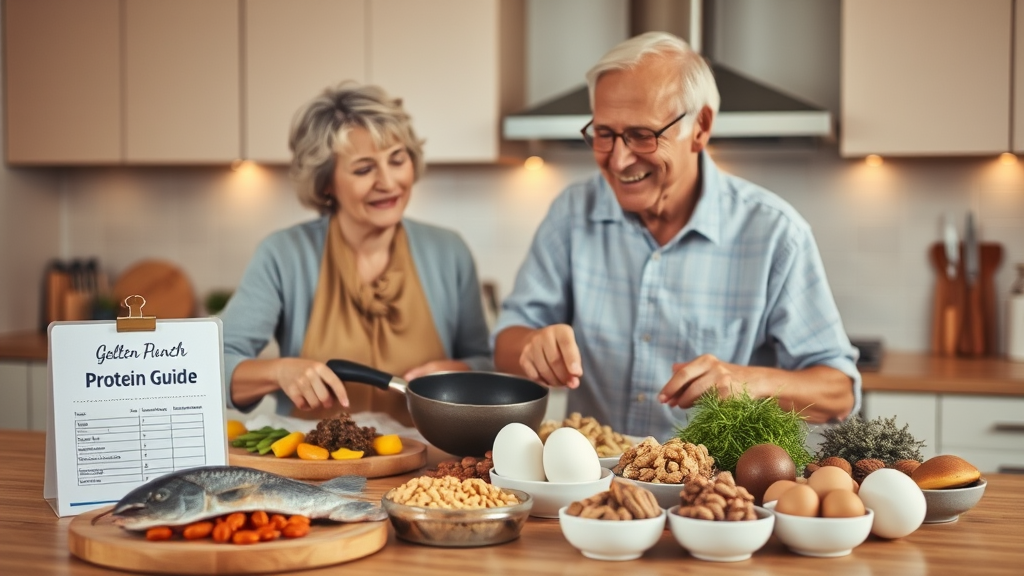 시니어를 위한 단백질 섭취량 가이드