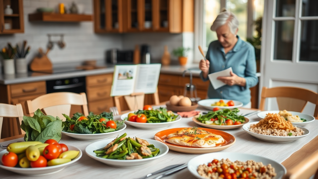 시니어 맞춤 저녁식단 건강하고 간편한 레시피 모음