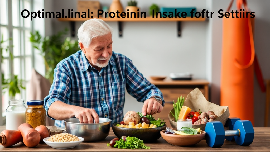 시니어를 위한 최적의 단백질 섭취 가이드